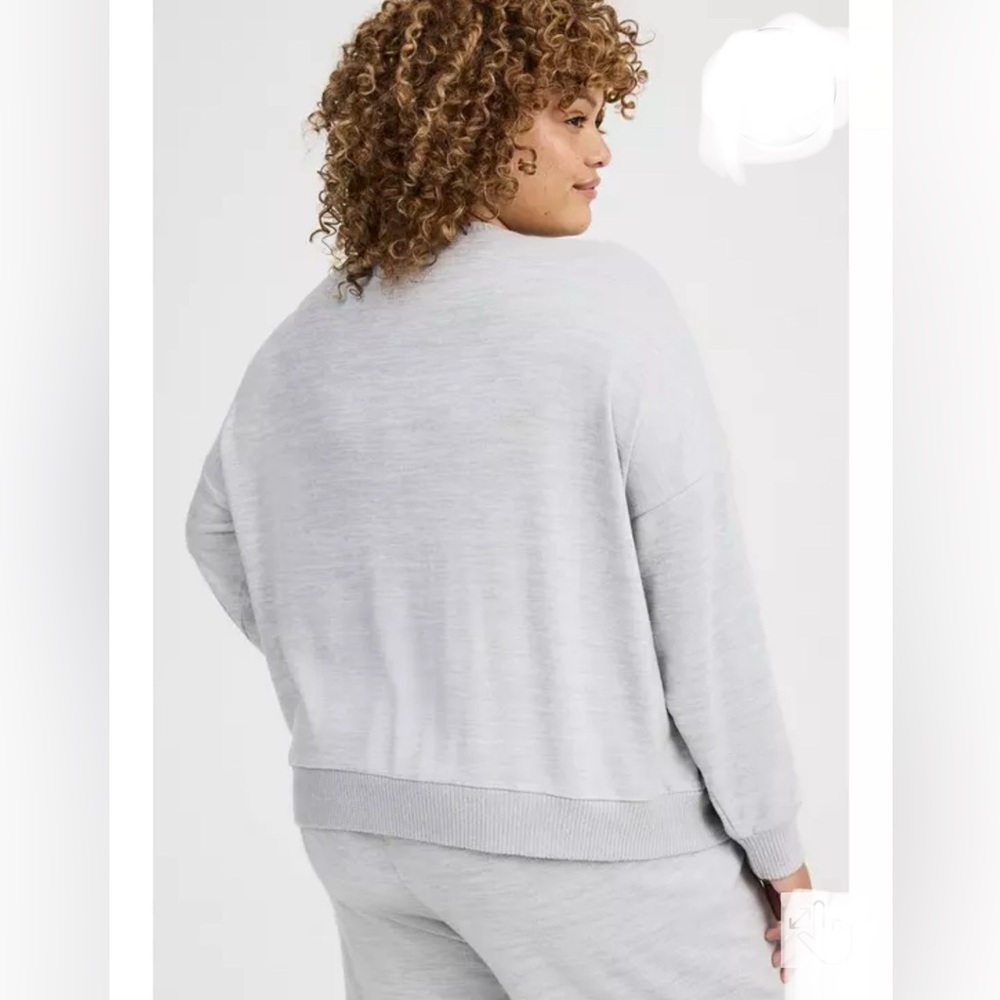 TORRID “Off Duty” Lightweight Oversized Lounge Sweatshirt size 1x GORGEOUS - Picture 3 of 16